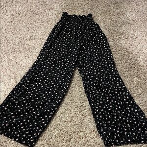 Ellie & Kate Floral‎ Black Women's Pants
